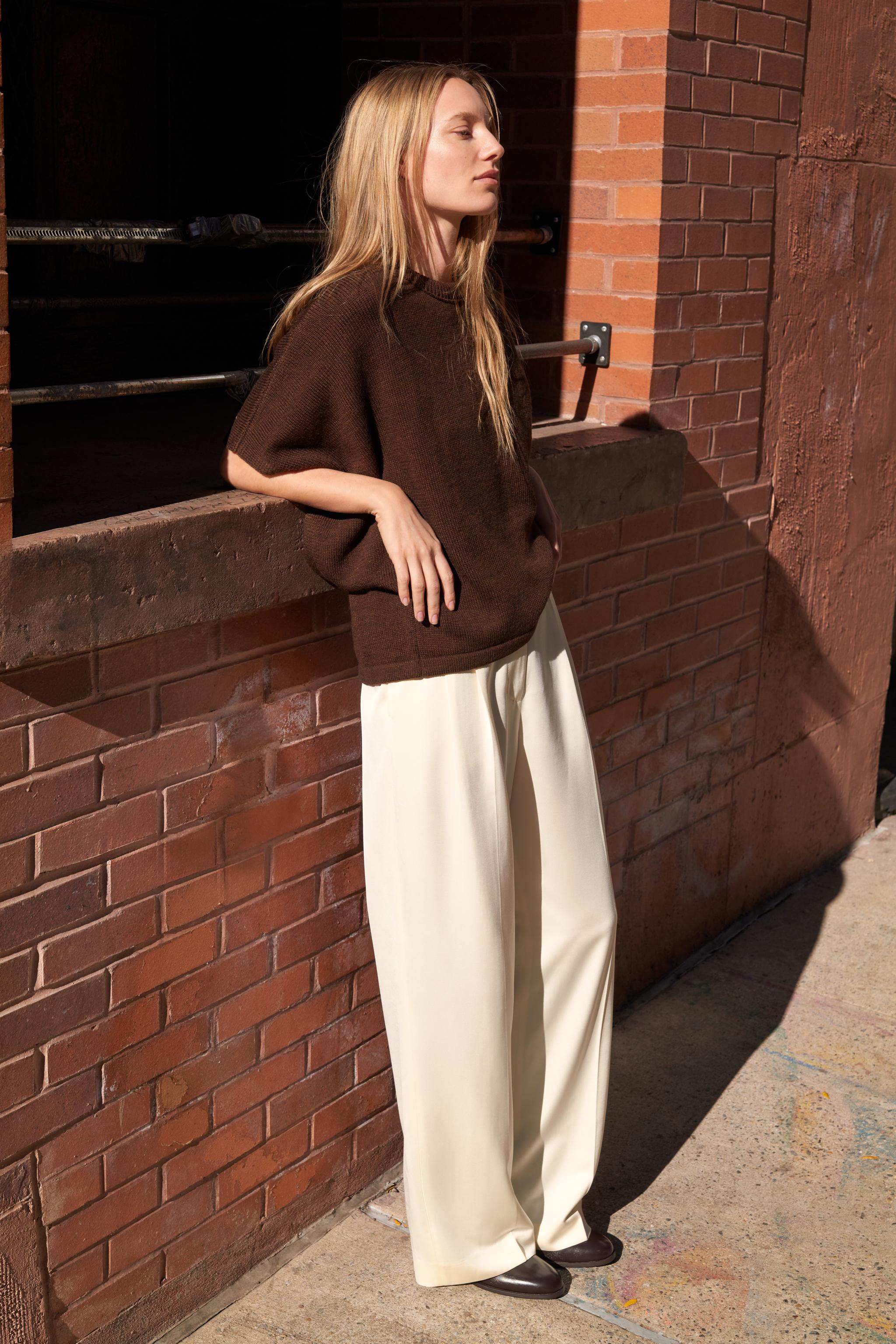 WIDE SLEEVE KNIT JUMPER